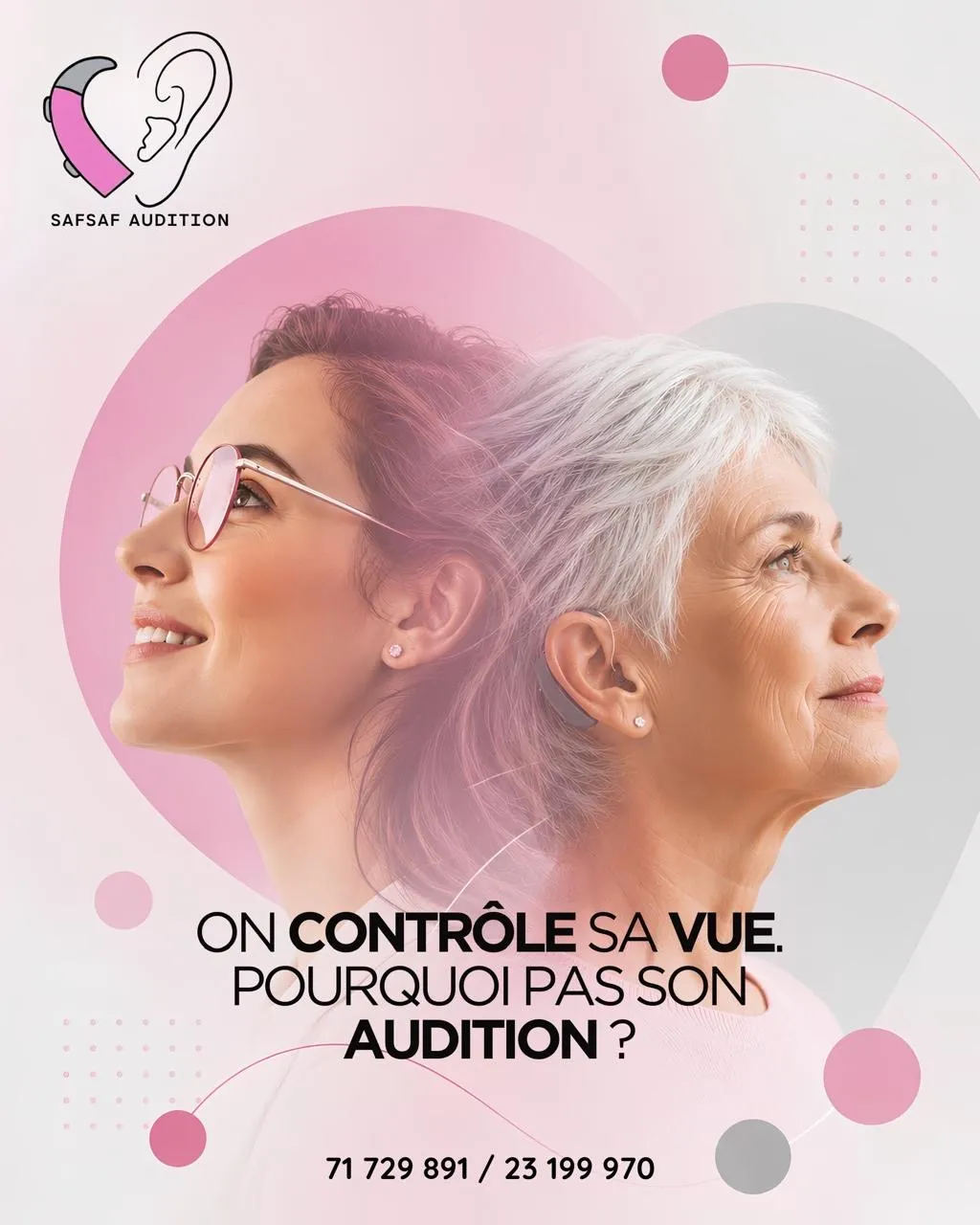 Publication Instagram Safsaf Audition : on contrôle sa vue, pourquoi pas son audition